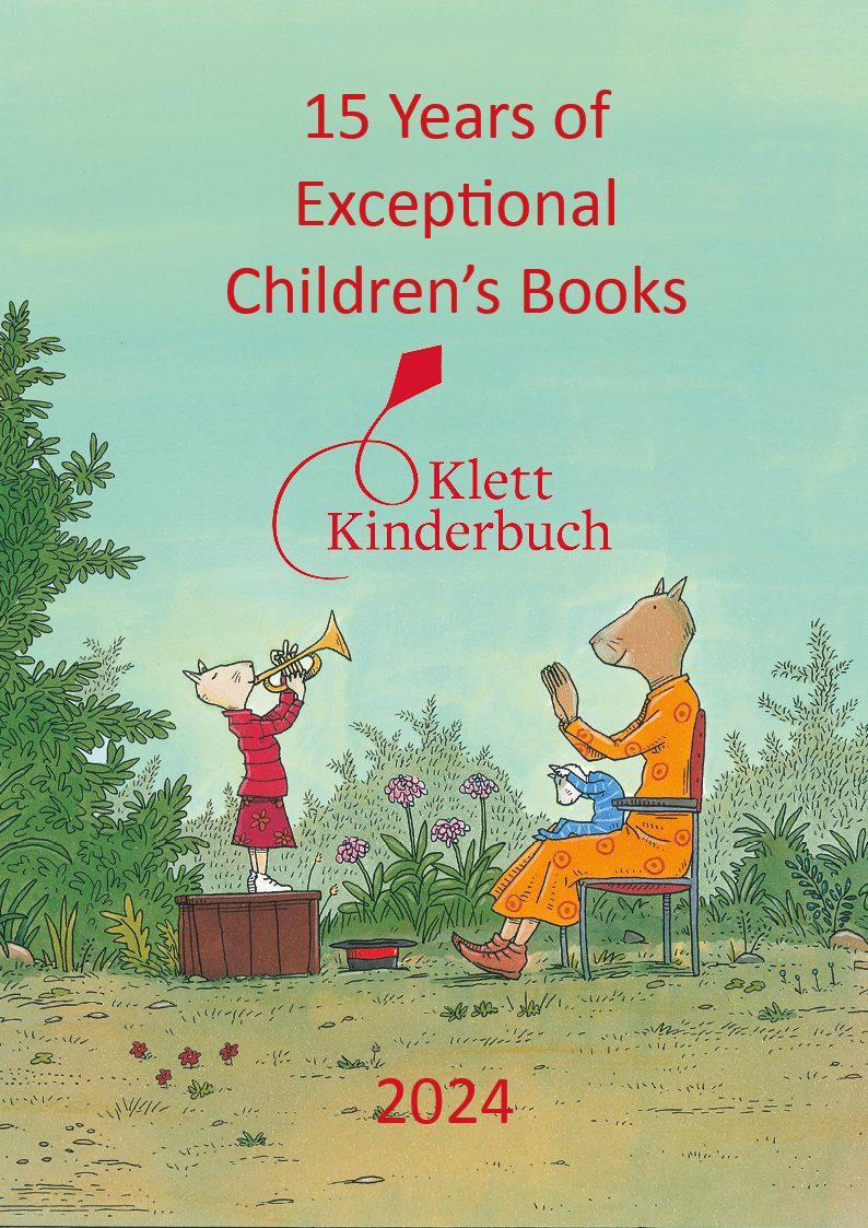 Cover für Foreign Rights Guide aus dem Klett Kinderbuch Spring 2024